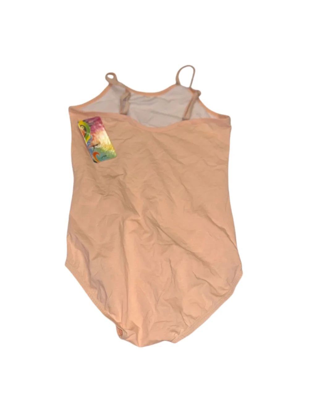 Girls Nude Ballet Dance Leotard Size 150 Youth L 12-14 NWT Camisole